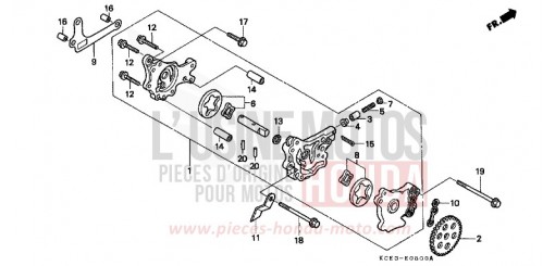 OIL PUMP XR250RT de 1996